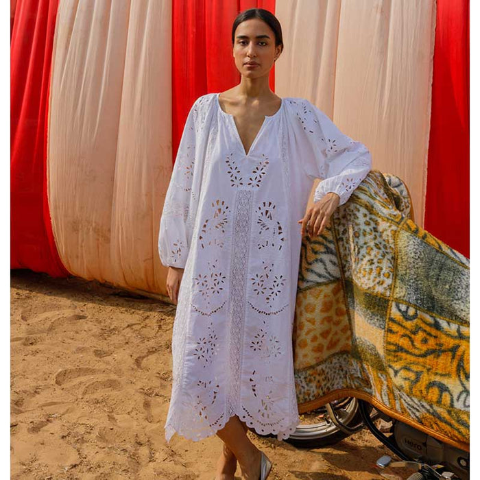 Sissel Edelbo Mila Dress Ecru