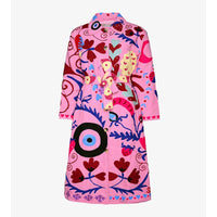Sissel Edelbo Rose Coat Suzani Embroidery Pink