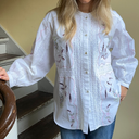 Sissel Edelbo Sada Shirt White Pastel