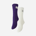 Pieces PCNonna Patch Socks 2-Pack FC BC Acai