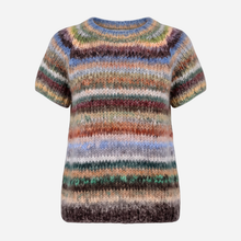 DAWN x DARE Estelle Mohair Handknit Pullover Dark Multi
