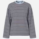 Pieces PCSadie LS Top Jrs Noos Hot Fudge Stripes Cashmere Blue