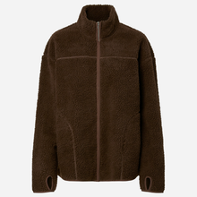 Pieces PCSadia LS Teddy Jacket Noos Hot Fudge