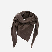 Rosas L-11 Triangle Scarf Cashmere Brown