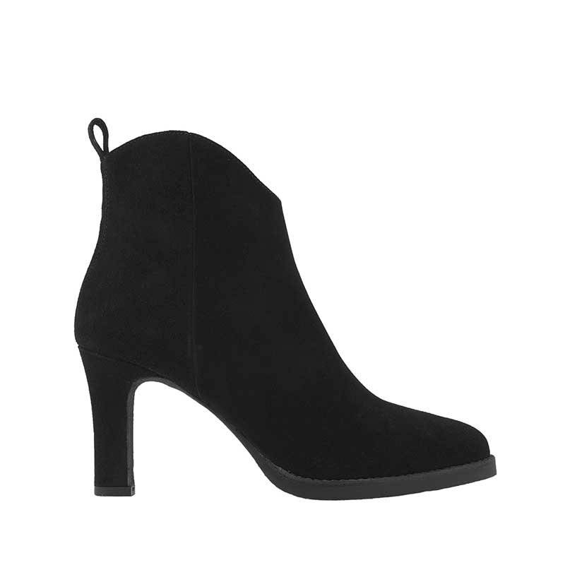 VIA VAI FALLON RYE SUEDE BOOTS SORT