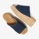 Via Vai 58058 Sissel Ryde Sandal Mørkeblå - J BY J Fashion