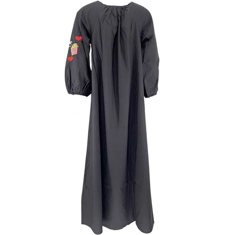 WAUW Heart Dress Black
