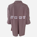 WAUW Luna Shirt Brown/Rose Stripe - J BY J Fashion