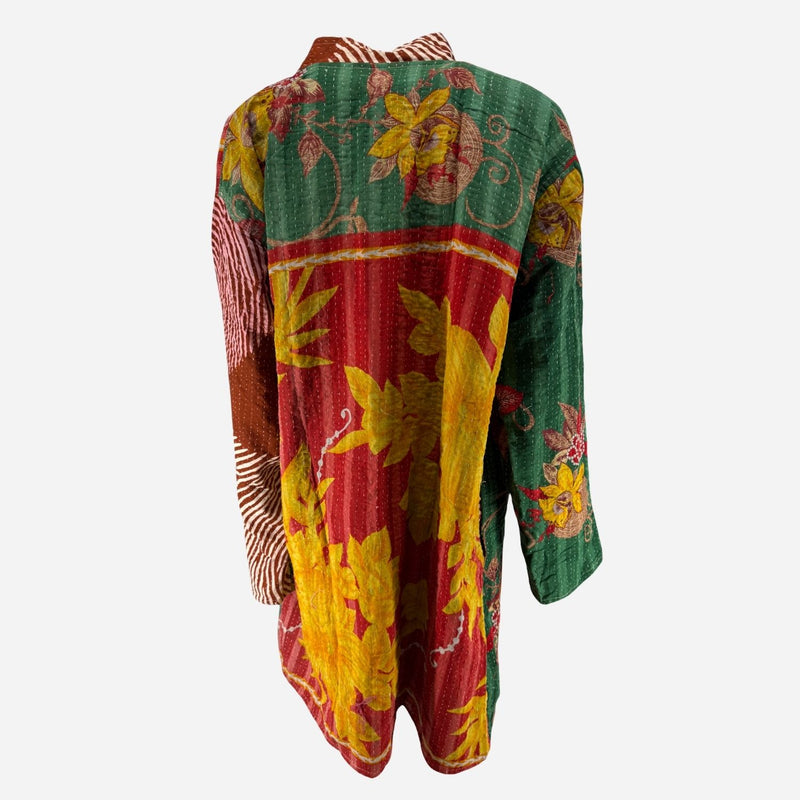 Wauw Gaia Jacket Unique Kantha Green