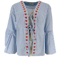 Wauw Isabel Shirt Blue Stripe
