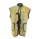 Wauw Mallorca Vest Kantha Embroidery Yellow