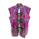 Wauw Mallorca Vest Kantha Embroidery Purple