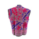 Wauw Mallorca Vest Kantha Embroidery Purple