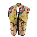 Wauw Mallorca Vest Kantha Embroidery Sand
