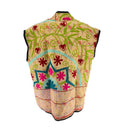 Wauw Mallorca Vest Kantha Embroidery Sand