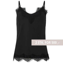 Coster Copenhagen CCH1004 Lace Top 100 Sort