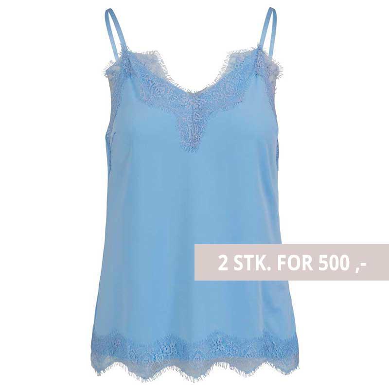 Coster Copenhagen CCH1004 Lace Top 574 Lyseblå