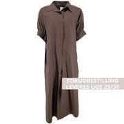 J BY J 8504 Long Tunic Dress Brown