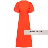 Neo Noir Illana Poplin Dress Coral - J BY J Fashion