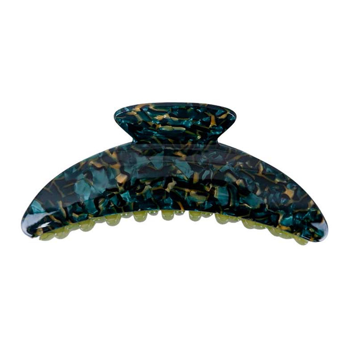 BLACK COLOUR BCAGNES BIG HAIR CLAW GRØN-fra-BLACK COLOUR-hos-J BY J Fashion