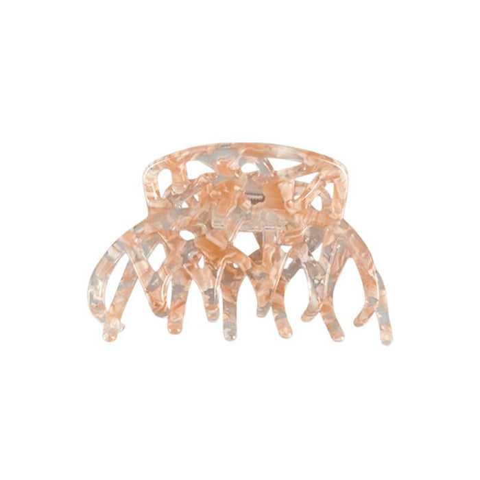 BLACK COLOUR HERMIONE SPLASH HAIR CLAW LYSERØD-fra-BLACK COLOUR-hos-J BY J Fashion