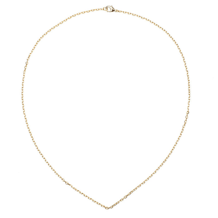 BON DEP EMILIA GOLD NECKLACE 40 CM GULD - J BY J Fashion