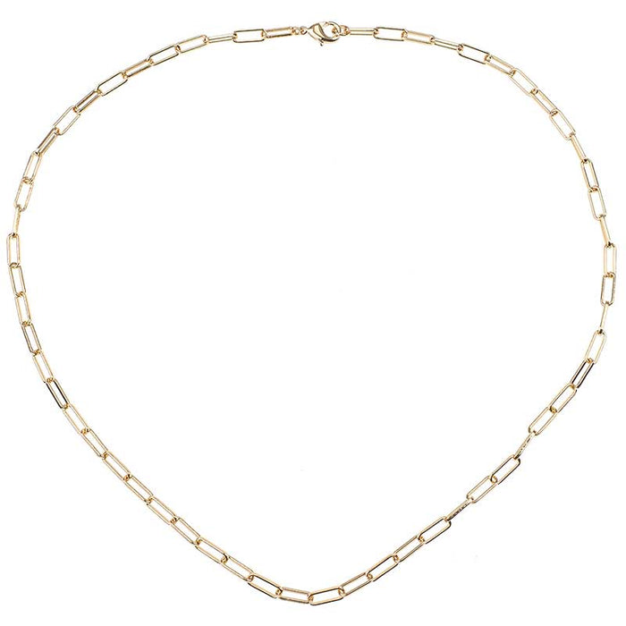 BON DEP EMILIA THICK CHAIN NECKLACE 50 CM GULD-fra-BON DEP-hos-J BY J Fashion