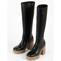 BUKELA ELVIRA LONG BOOTS SORT-fra-BUKELA-hos-J BY J Fashion