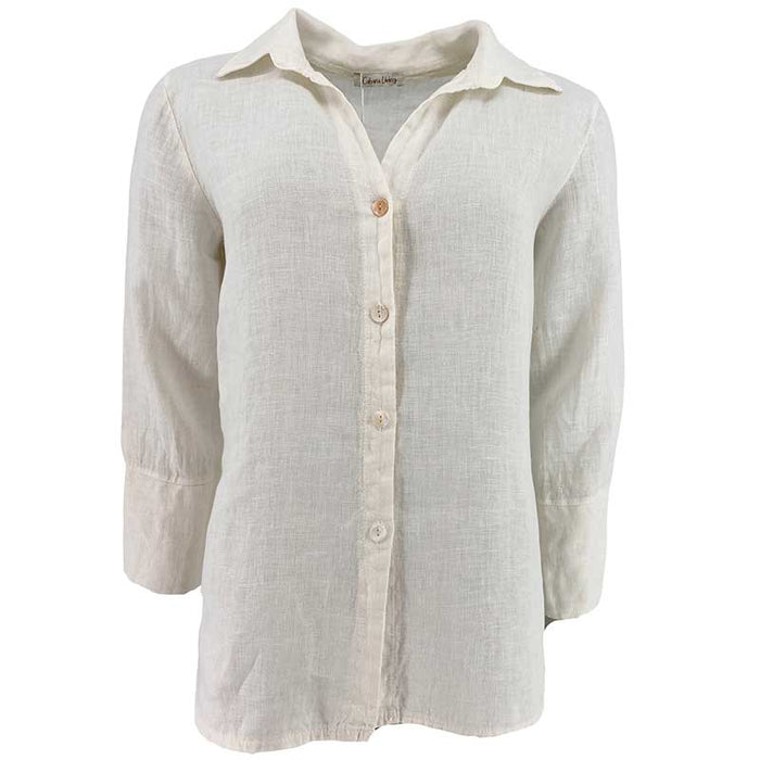 CABANA LIVING HYBEN SHIRT OFF WHITE-J BY J Fashion