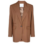 CO COUTURE TARA OVERSIZE BLAZER BRUN