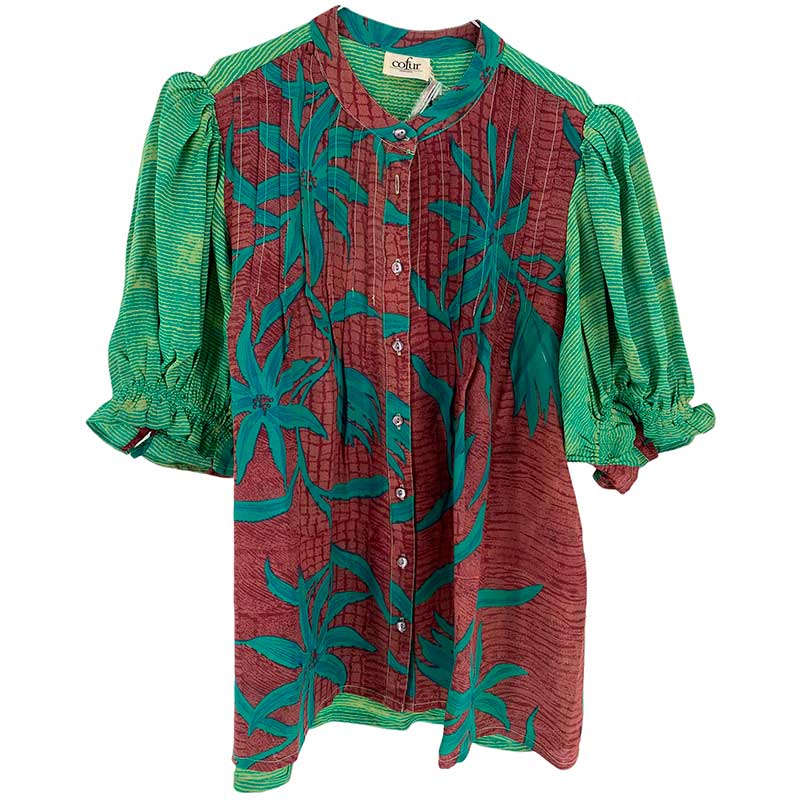 COFUR UNIKA BARDOT BLOUSE NO 9 ARMY-J BY J Fashion