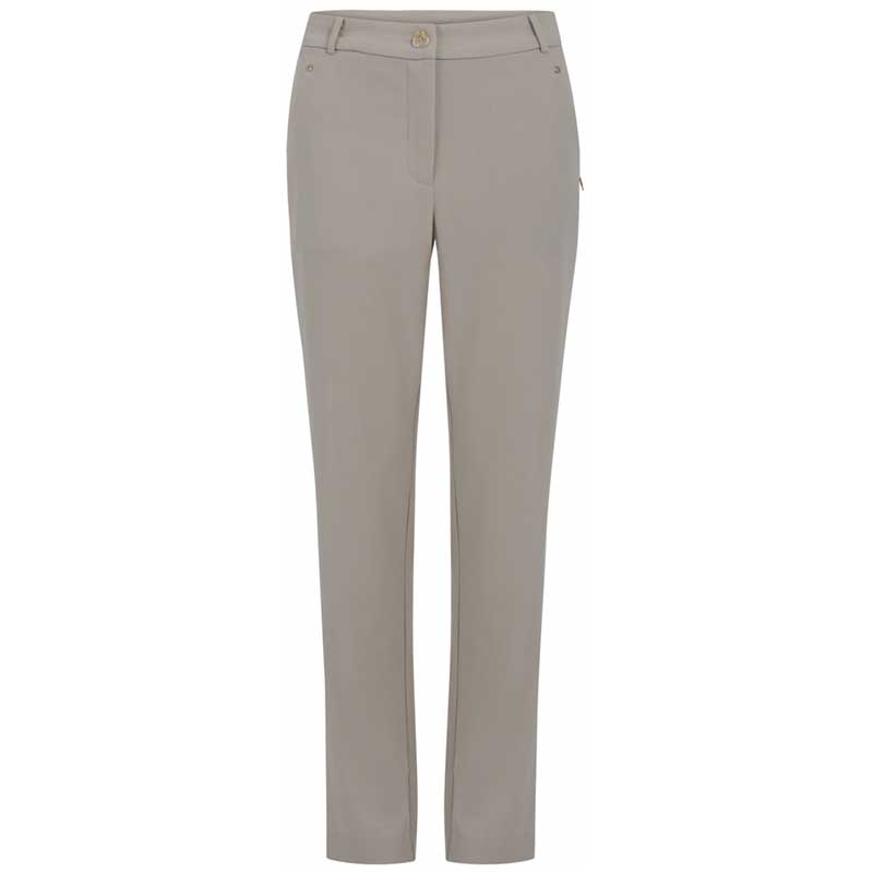 COSTER COPENHAGEN 221-3106 PANTS W/ STRAIGHT LEG SAND-fra-COSTER COPENHAGEN-hos-J BY J Fashion