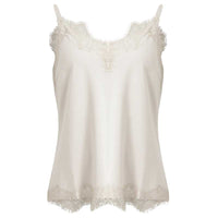 COSTER COPENHAGEN CCH1004 LACE TOP 202 OFF WHITE - J BY J Fashion