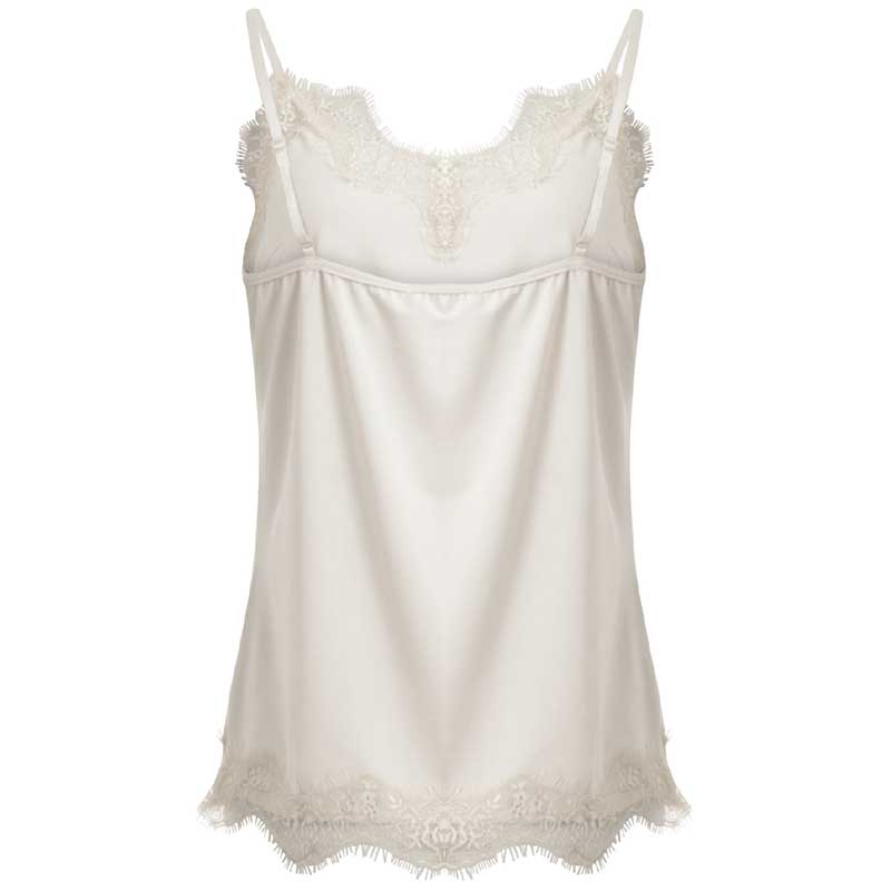 COSTER COPENHAGEN CCH1004 LACE TOP 202 OFF WHITE - J BY J Fashion