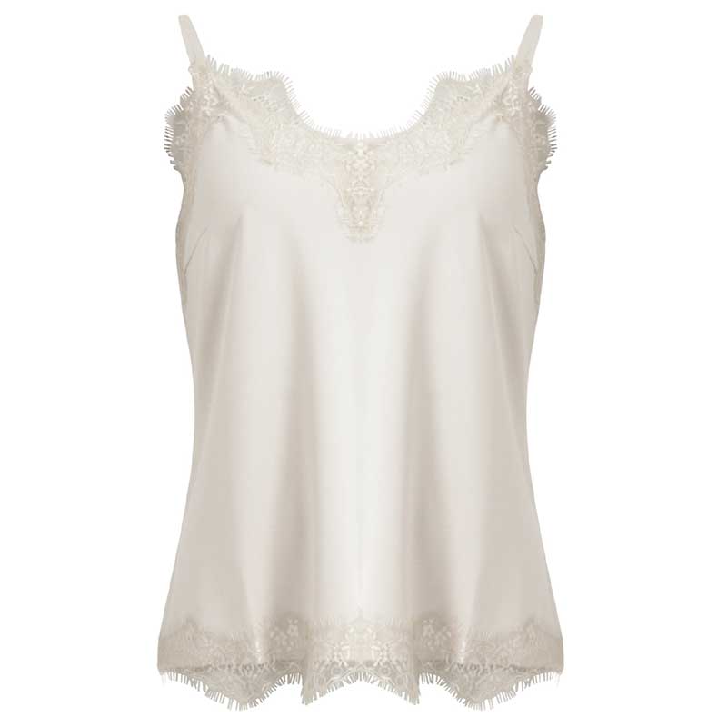 COSTER COPENHAGEN CCH1004 LACE TOP 202 OFF WHITE