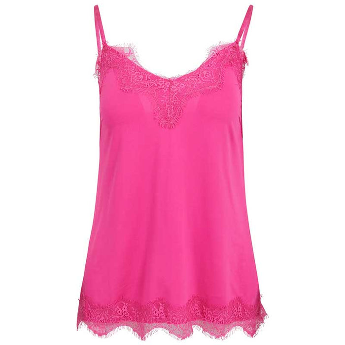 COSTER COPENHAGEN CCH1004 LACE TOP 608 PINK-J BY J Fashion