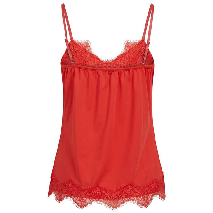 COSTER COPENHAGEN CCH1004 LACE TOP 617 RØD-J BY J Fashion