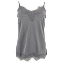 COSTER COPENHAGEN CCH1004 LACE TOP GRÅ - J BY J Fashion