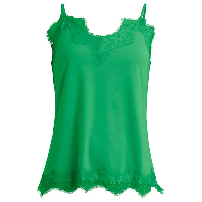 COSTER COPENHAGEN CCH1004 LACE TOP GRØN-J BY J Fashion