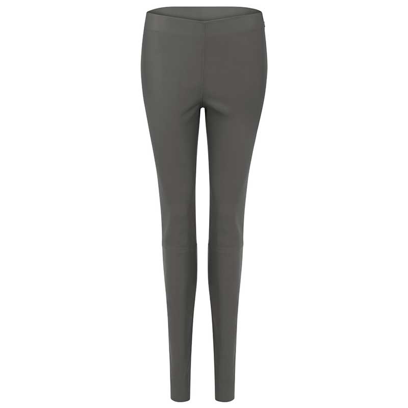 COSTER COPENHAGEN CCH3200 LEATHER LEGGINGS GRÅ - J BY J Fashion