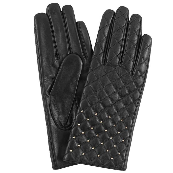 DEPECHE 15198 GLOVES WITH STUDS SORT - J BY J Fashion