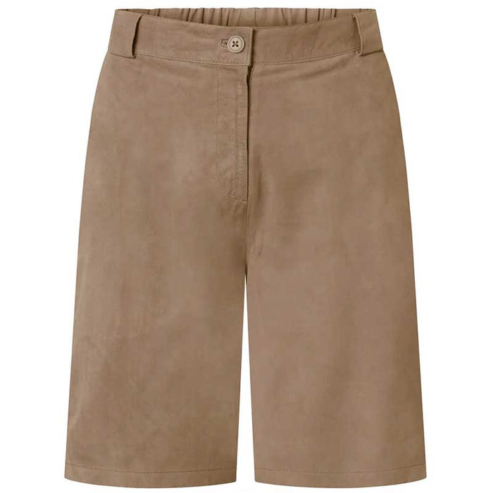 DEPECHE 50868 SUEDE SHORTS BRUN-fra-DEPECHE-hos-J BY J Fashion