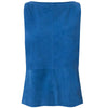 DEPECHE 50894 SUEDE TOP BLÅ