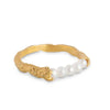 ENAMEL AILANA PEARL RING GULD