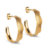 ENAMEL ANE LARGE EARRING GULD