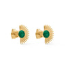 ENAMEL ARMY SOLEIL STUD GULD