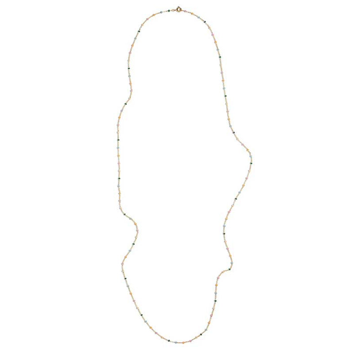 ENAMEL LOLA ELEGANT NECKLACE GULD - J BY J Fashion