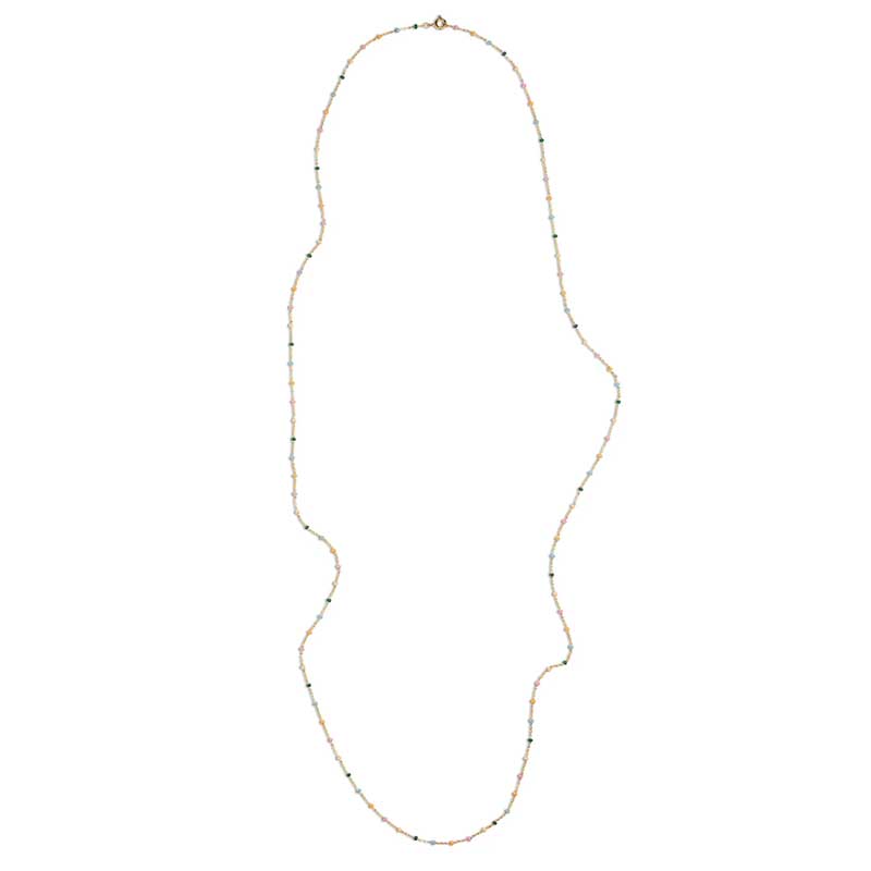 ENAMEL LOLA ELEGANT NECKLACE GULD