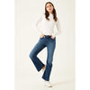 GARCIA 245 - 8514 CELIA FLARE JEANS BLÅ