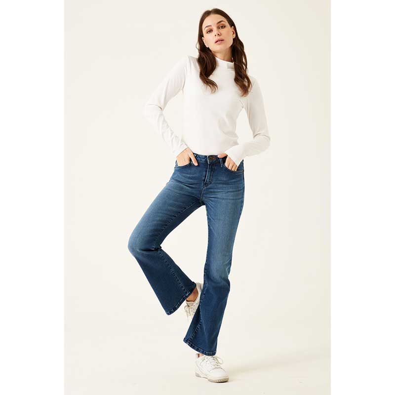GARCIA 245 - 8514 CELIA FLARE JEANS BLÅ